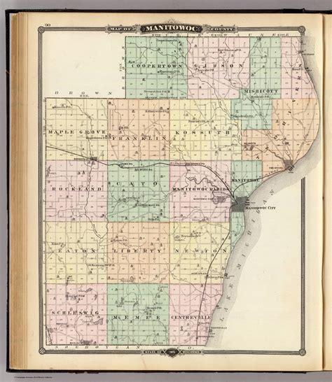 Tax Records in Manitowoc County (Wisconsin) .